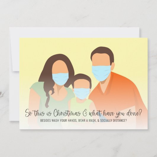 Dus dit is Kerstmis wat je foto hebt gemaakt Feestdagenkaart (Voorkant)