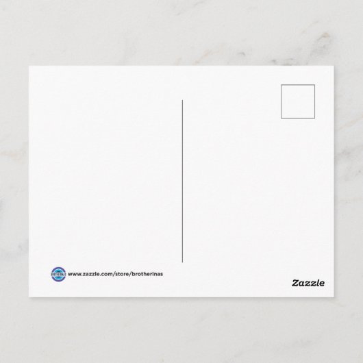 Dus dit jaar zal ik Clown volgen in Storm Drain Briefkaart (Achterkant)