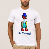 Dus Dorsty. oneindig dorstig vogelShirt