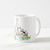 Dus dus lang dachshund en de top hond beagle koffiemok (Voorkant rechts)