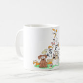 Dus dus lang dachshund en de top hond beagle koffiemok (Voorkant links)