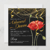 Dus Elegant repetitief diner Calligrafie Kaart (Voorkant)