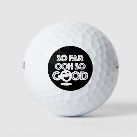Dus Far Ooh zo goede Golf Balls Golfballen (Voorkant)