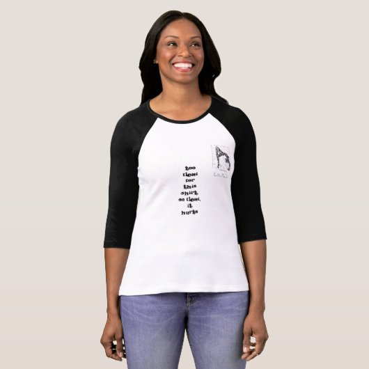 Dus flexi, het doet pijn t-shirt (Voorkant volledig)