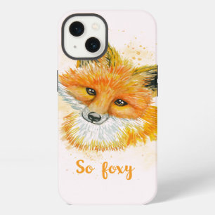 Dus Foxy Watercolor Vos iPhone 13 Hoesje
