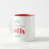 Dus Freakin' Jolly Tweekleurige Koffiemok (Voorkant links)