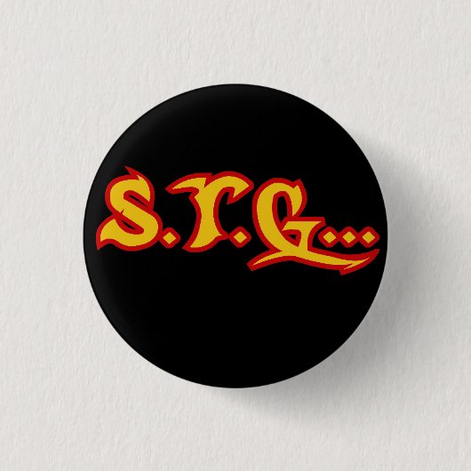 Dus gaan ze.... Rock knop Intls Ronde Button 3,2 Cm (Voorkant)