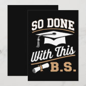 Dus gedaan met deze BS Bachelors Afstuderen Afstud Kaart (Voorkant / Achterkant)