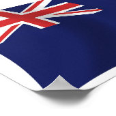 Dus Georgia En Sandwich Vlag Poster Print (Hoek)