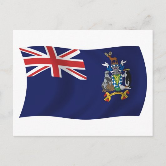 Dus Georgia En Sandwich Vlag Postkaart (Voorkant)