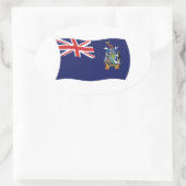Dus Georgia En Sandwich Vlagsticker Ovale Sticker (Tas)