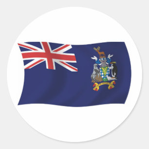 Dus Georgia En Sandwich Vlagsticker Ronde Sticker