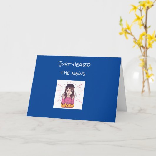 DUS GEWELDIG VOOR JULLIE CONGRATULATIES KAART (Gele Bloem)