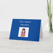 DUS GEWELDIG VOOR JULLIE CONGRATULATIES KAART (Voorkant)