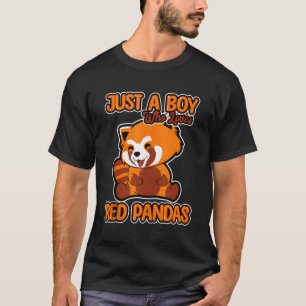 Dus gewoon een die houdt van rode panda's citeren t-shirt