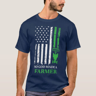 Dus God maakte een boer, boerenboer T-shirt