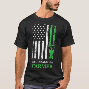 Dus God maakte een boer, boerenboer T-shirt