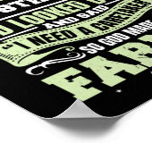 Dus God maakte een boer levenstrekkerlandbouw Poster (Hoek)