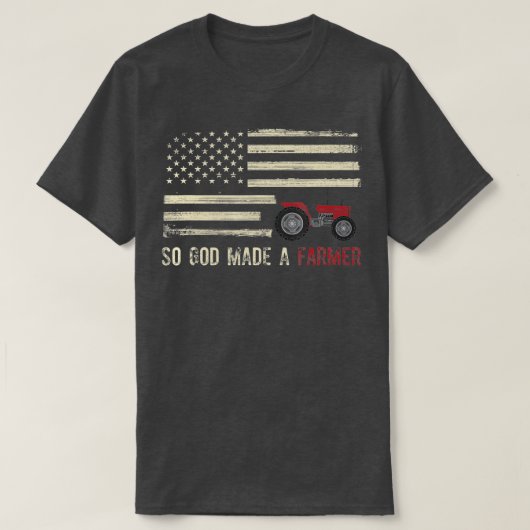 Dus God maakte een boer T-shirt (Design voorkant)