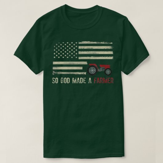 Dus God maakte een boer T-shirt (Design voorkant)