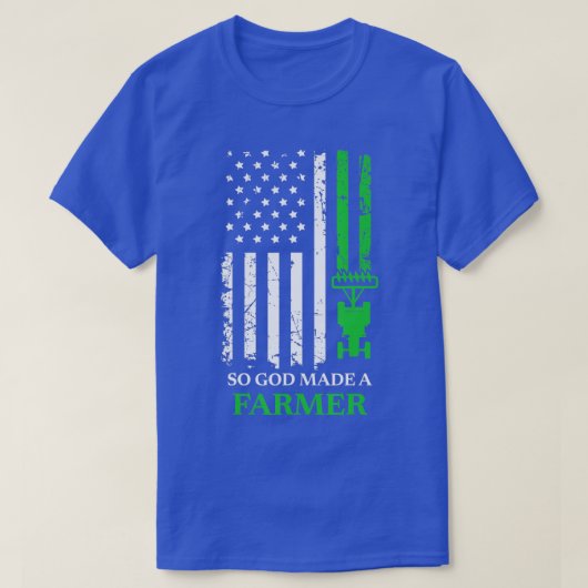 Dus God maakte een boerenboer T-shirt (Design voorkant)