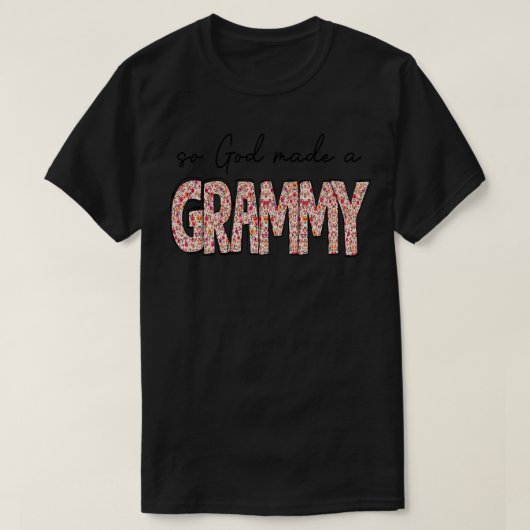 Dus God maakte een Grammy T-shirt (Design voorkant)