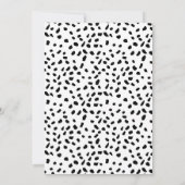 Dus haal Puppy Hond Verjaardagsfeest Uitnodiging (Achterkant)