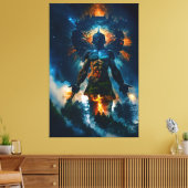 Dus het Begint Canvas Afdruk (Insitu (Woonkamer))
