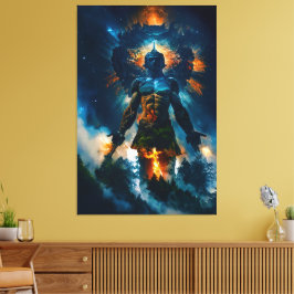 Dus het Begint Canvas Afdruk