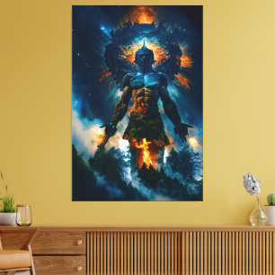 Dus het Begint Canvas Afdruk