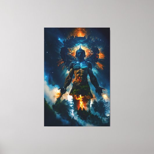 Dus het Begint Canvas Afdruk (Voorkant)