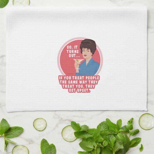 Dus het blijkt... theedoek (Gevouwen)