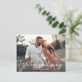 Dus het Briefkaart van de Foto Aankondiging (Staand voorkant)