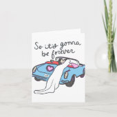 Dus het zal voor altijd bruid en bruidegom zijn kaart (Voorkant)