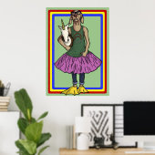 Dus Heup, afdrukken Poster (Thuiskantoor)