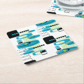 Dus Hip A Go Napkins Kartonnen Onderzetters (Schuin)