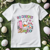 Dus Hoppin’ Boujee Easter T-shirt; Schattigee tren T-shirt