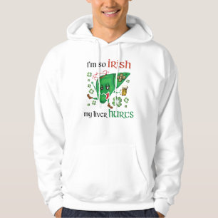 Dus Iers mijn lever doet pijn Hoodie