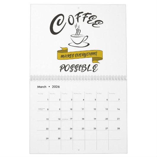 Dus ik ging naar huis kalender (Mar 2026)