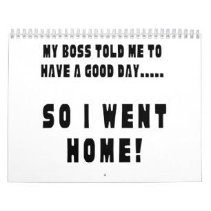 Dus ik ging naar huis kalender