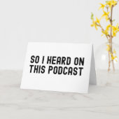 Dus ik hoorde dit op deze podcast - Cadeau  Houdt  Kaart (Gele Bloem)