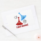 Dus ik kreeg een spel rechthoekige sticker (Envelop)