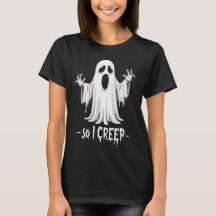 Dus ik kruip Halloween Boo Ghost Funny Creep Jaar