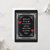 DUS IK ZOU LANGER VAN JE KUNNEN HOUDEN - VALENTIJN KAART (Voorkant / Achterkant in situ)