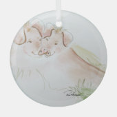 Dus in de liefde door Hevener Glas Ornament (Voorkant)