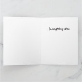 Dus in Glove met You Wenskaart Kaart (Binnen)