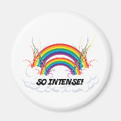 DUS INTENT DUBBELE RAINBOW MAGNEET (Voorkant)