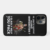 "DUS JE BENT TEGEN ILLEGALE IMMIGRATIE?.." Case-Mate iPhone CASE (Achterkant (horizontaal))