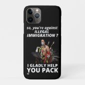 "DUS JE BENT TEGEN ILLEGALE IMMIGRATIE?.." Case-Mate iPhone CASE (Achterkant)