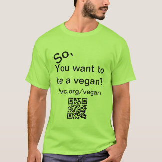 Dus je wilt een vegan t-shirt zijn